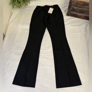 Choosy black pants slit leg